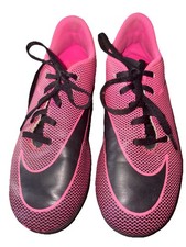 Nike Bravata 11 Soccer Cleats Sneaker Shoes Girls 5 Youth PINK BLACK 84442-800