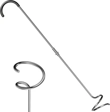 EJWOX Compost Aerator Tool, Heavy Duty Spiral Compost Turner 