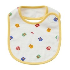 MIKI HOUSE Made in Japan Water-Repellent Bib for Children's Clothes and...