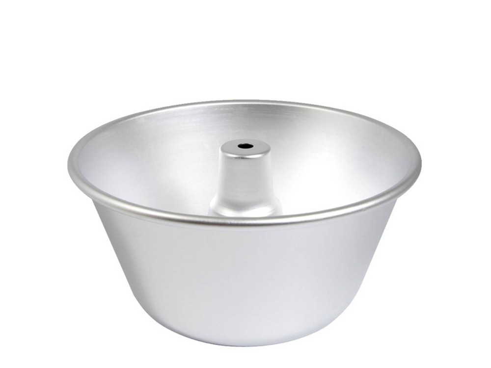 Tall Conical Aluminum Pastry Mold with Tube 20×11 cm