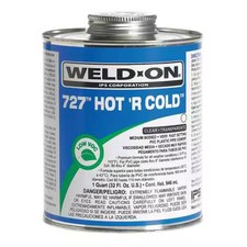 Weld-On 13967 Pvc Hot 'R Cold Clear Medium Bodied Pint