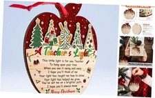 Teacher Ornament 2024 - Christmas Tree Decoration, Teacher Teacher 5