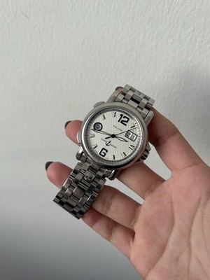 Ulysse Nardin Dual Time 223-88 40mm Edelstahl Weißes Zifferblatt Gesamte Set
