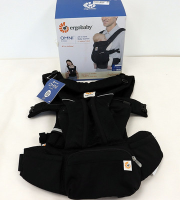 Ergo Baby Omni Breeze Onyx Black Babytrage Tragehilfe