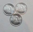 Lot of 3-1/10 oz .999 Fine Silver Rounds  Iconic Aztec Cuauhtémoc Design