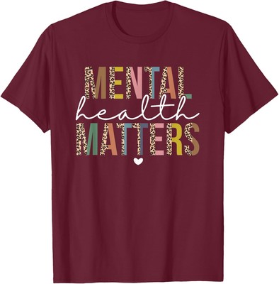 Mental Health Matters Human Brain Illness Awareness Unisex T-Shirt