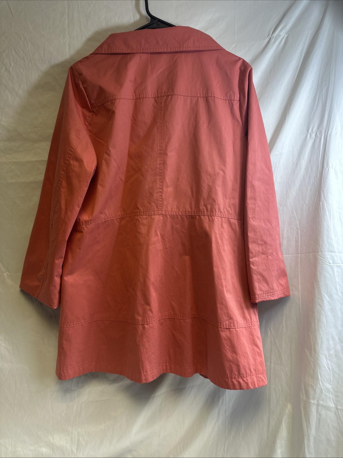 Pendleton Raincoat Jacket Full Zip Pretty Pink Zi… - image 9
