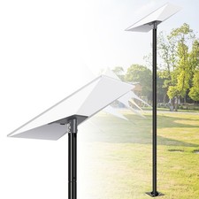 10FT Gen 3 Starlink Pole Mount, Mount with Pipe Adapter, 10FT, Black