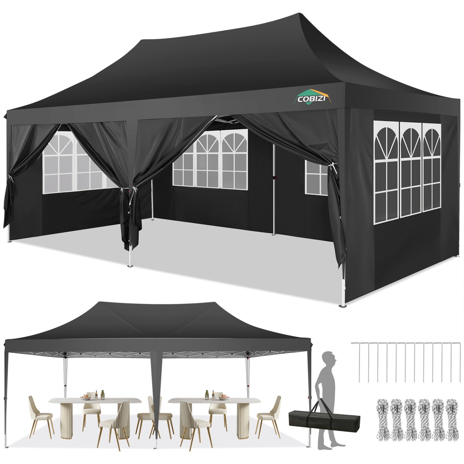 Wedding Commercial Heavy Duty Party Tent Gazebo Sidewalls