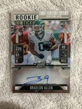 NFL Braelon Allen ROOKIE ticket auto SP