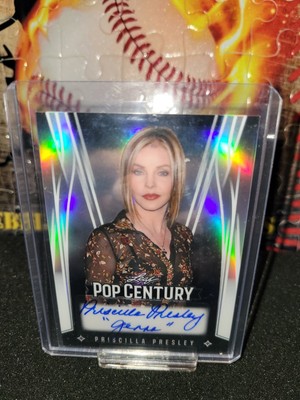 2025 Pop Century Metal Platinum Silver Refractor Priscilla Presley