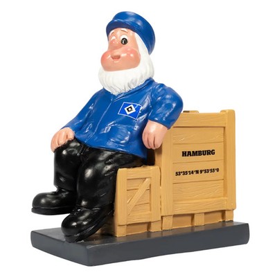 HSV Gartenzwerg ''Holzkiste'' - multicolor