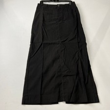 MAEVE By Anthropologie The Colette Maxi Skirt Women's Size L Black