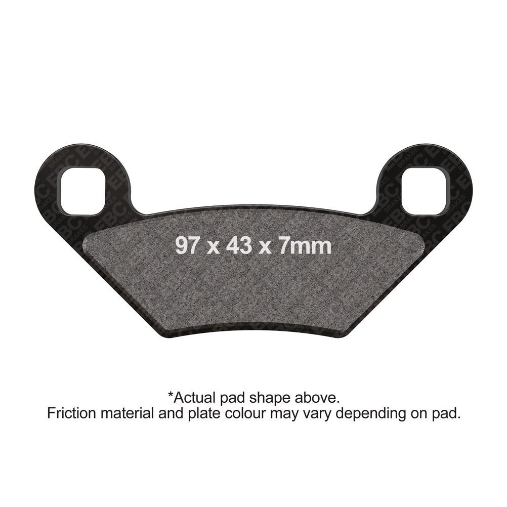 EBC TT Brake Pads Front Right for Polaris Sportsman 800 EFi Intl HO 2012 - 2013