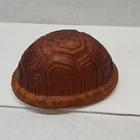 Vintage Tiffany Style Frosted Amber Glass Shell Turtle Shade Wonderfulwu