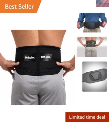 Targeted Compression Lumbar Back Brace with Removable Cushioned Pad - Adult Size