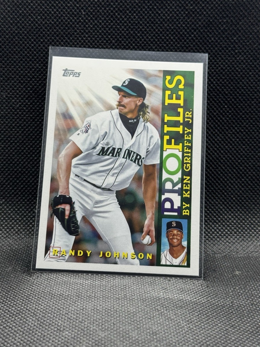 Randy Johnson 2026 Topps Series 1 Profiles Insert SP Seattle