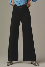 Anthropologie Maeve Colette Linen Full Length Wide-Leg Pants 29P 29 Petite NWT