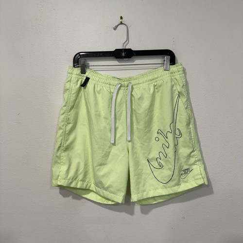 Nike Lime Green Herren Sportswear Festival Flow Shorts M