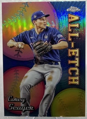Corey Seager - 2024 Topps Chrome All-Etch #CAE-9 Rangers