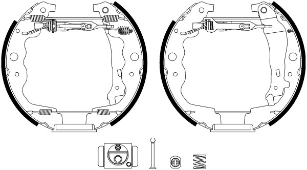 1X Textar 84069300 Bremsbackensatz FüR Renault Nissan Mercedes-Benz Dacia Lada-image