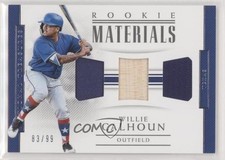 2018 Panini National Treasures Rookie Materials Triple 83/99 Willie Calhoun jm6