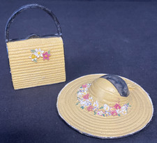 Collectible My Treasure Miniature Tan Set w/Hat & Purse - 1999