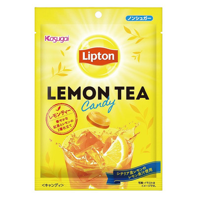 Japan Candy Kasugai Lipton Lemon Tea Candy 58g × 6 bags
