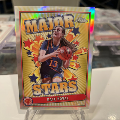 Kate Koval 2024 Topps Chrome McDonald s All American GOLD #22/50   Notre Dame
