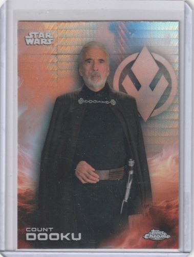 2025 TOPPS CHROME STAR WARS COUNT DOOKU #27 PRISM REFRACTOR