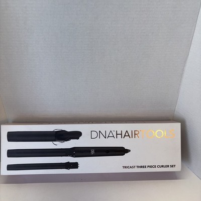 DNA   Hair Tools Hair Styling Comb Set Tricast Three Piece Curler Set New In Box