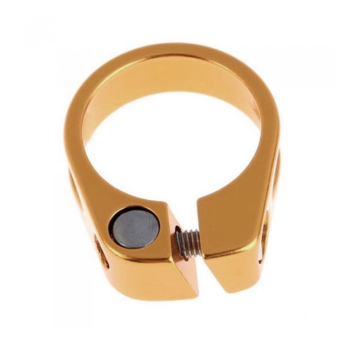 37/40mm Bike Bicycle Release Seat Post Clamp Aluminum Alloy Bicycle Tube Clip - Picture 15 of 42