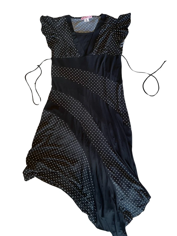 Vestido Vintage My Michelle Vintage Y2K Dobladillo Asimétrico Foto 2 de 4