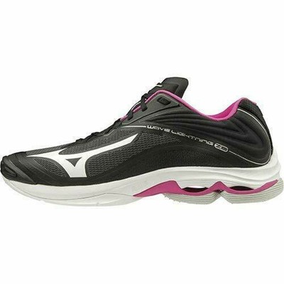 black and pink mizuno volleyball shoes