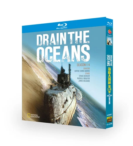 Drain the Oceans Season 1-4    Documentary 4-Disc All Region New Boxed