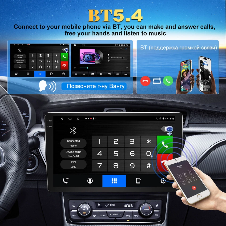4-64GB Car head unit upgrade kit For Kia RIO 2017-2023 Carplay Radio GPS Wifi - Imagem 4 de 4