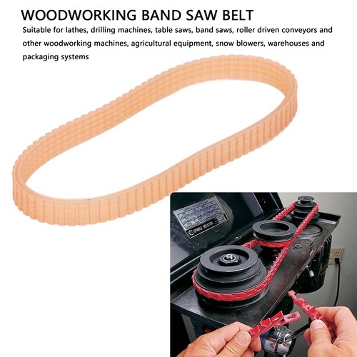 Bandsaw Motor Ribbed Drive Belt High Strength 10 Inch Waterproof Bandsaw Belt - Afbeelding 13 van 22