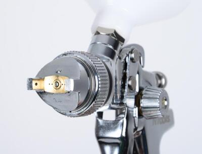 HVLP Lackierpistole Set - Profi Spritzpistole Mit 4 Düsen & 600ml Becher