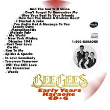 CUSTOM KARAOKE BEE GEES EARLY YEARS 18 SONG cdg CD G HARD-TO-FIND RARE TRACKS