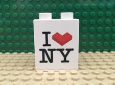 LEGO Rare Duplo, Brick w/ I 'Brick' New York 2010 Promotional Giveaway I LOVE NY