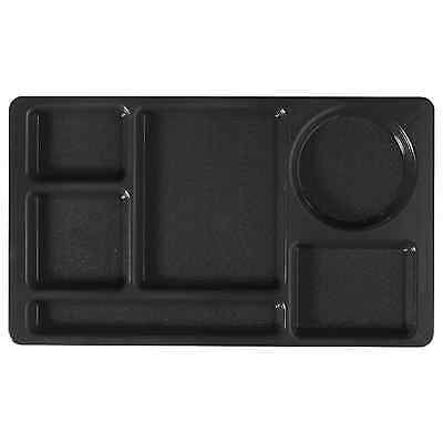 Cafeteria School  Lunch Trays 6 Comp Dark Green Made USA