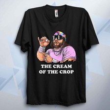 Macho Man Cream of the Crop T-Shirt 90s WWF Wrestling Funny Retro TV Sport Tee