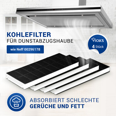 Aktivkohlefilter Kohlefilter Abzugshaube Bosch Siemens 11008080 / 11025805 NEU E - Foto 12