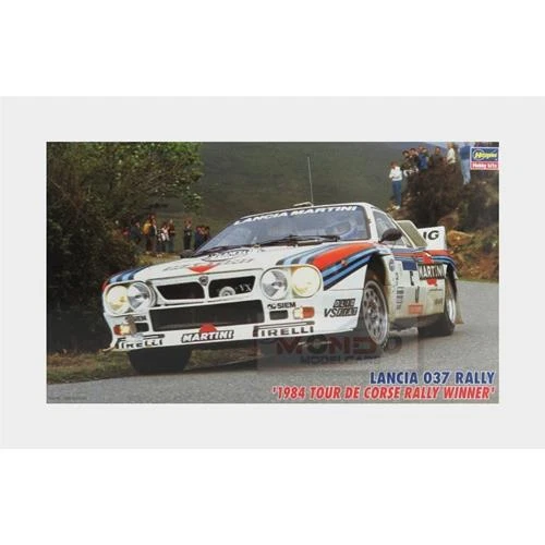 1:24 Hasegawa Lancia 037 Martini #5 Winner Rally Tour De Corse 1984 Kit HA25030 - Immagine 2 di 2
