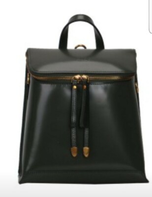 classy leather backpack