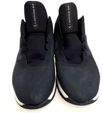 Nike Air Precision II Men Basketball Shoes Black Mid Top Lace Up USA Seller