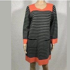 Eliza J Women's Bell Sleeve Knit Sweater Dress Size 12 Minimalist Lagenlook