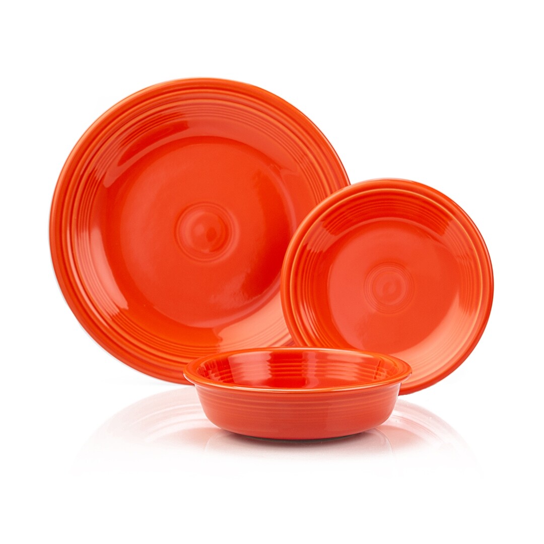 Fiesta&reg; 3-Piece Classic Place Setting |Poppy