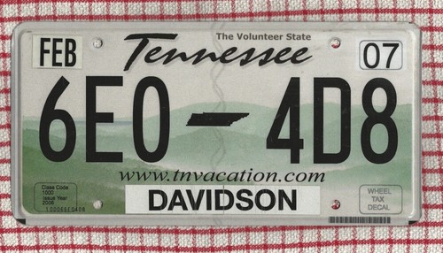 TENNESSEE several to choose from AMERICAN LICENSE NUMBER PLATE - 第 12/32 張圖片