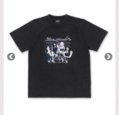 aespa 2024 LIVE TOUR SYNK Parallel Line SIZE M T-shirt TOKYO DOME